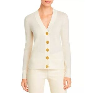 Tory Burch Cream Cardigan Sweater